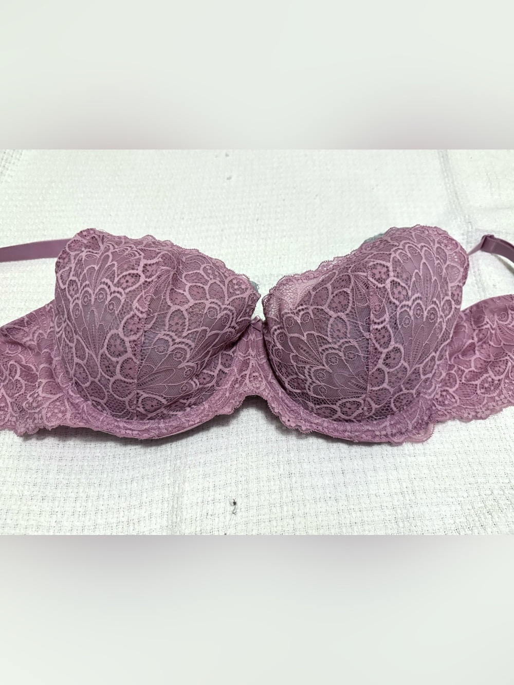 Torrid Lace Bra in Mauve Pink